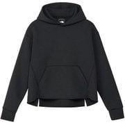 テックエアースウェットショートフーディ レディース パーカー ブラック(K) Lサイズ NTW62581