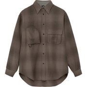 ロングスリーブウールフィールドユーティリティシャツ メンズ シャツ マッシュルームオンブレ（MO） Mサイズ NR62530