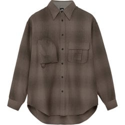 ロングスリーブウールフィールドユーティリティシャツ メンズ シャツ マッシュルームオンブレ（MO） Lサイズ NR62530