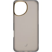 iPhone 17用 salisty クリアカラー耐衝撃ハードケース チャコールブラック 669-182257