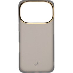 iPhone 17 Pro用 salisty クリアカラー耐衝撃ハードケース チャコールブラック 669-182318