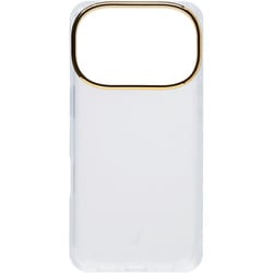 iPhone 17 Pro用 salisty クリアカラー耐衝撃ハードケース ゴールド/クリア 669-182332