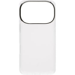iPhone 17 Pro用 salisty クリアカラー耐衝撃ハードケース シルバー/クリア 669-182349