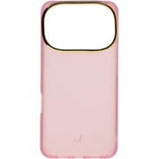 iPhone 17 Pro用 salisty クリアカラー耐衝撃ハードケース ゴールド/ピンク 669-182356