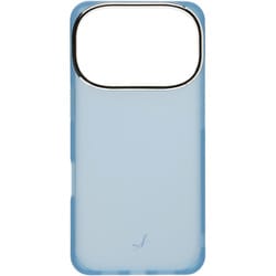 iPhone 17 Pro用 salisty クリアカラー耐衝撃ハードケース シルバー/ブルー 669-182363