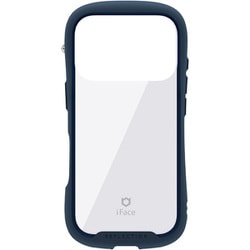 iPhone 17 Pro用 iFace Reflection強化ガラスクリアケース ネイビー 41-182950