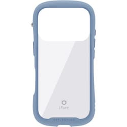 iPhone 17 Pro用 iFace Reflection強化ガラスクリアケース ペールブルー 41-182974