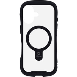 iPhone 17用 iFace Reflection MagSynq 強化ガラスクリアケース ブラック 41-183155