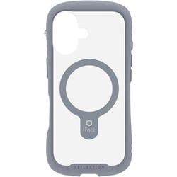 iPhone 17用 iFace Reflection MagSynq 強化ガラスクリアケース グレー 41-183162