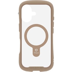iPhone 17用 iFace Reflection MagSynq 強化ガラスクリアケース ベージュ 41-183179