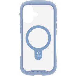 iPhone 17用 iFace Reflection MagSynq 強化ガラスクリアケース ペールブルー 41-183186