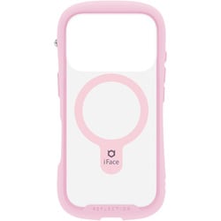 iPhone 17 Pro用 iFace Reflection MagSynq 強化ガラスクリアケース サクラピンク 41-183247