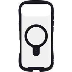 iPhone Air用 iFace Reflection MagSynq 強化ガラスクリアケース ブラック 41-183292