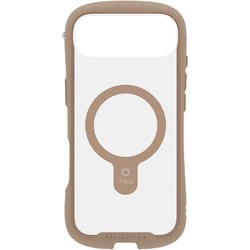 iPhone Air用 iFace Reflection MagSynq 強化ガラスクリアケース ベージュ 41-183315