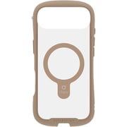 iPhone Air用 iFace Reflection MagSynq 強化ガラスクリアケース ベージュ 41-183315