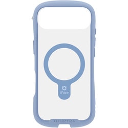 iPhone Air用 iFace Reflection MagSynq 強化ガラスクリアケース ペールブルー 41-183322