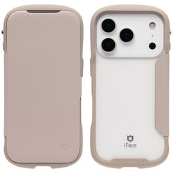 iPhone 17 Pro用 iFace Reflection ダイアリー ポリカーボネート クリアケース ベージュ 41-183377