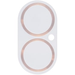 iPhone 17用 カメラレンズ保護ガラス iFace 強化ガラス カメラレンズプロテクター メタリック 一体型 硬度9H 飛散防止 メタルゴールド 41-183674