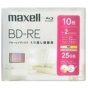 録画用 BD-RE 片面1層(25GB)インクジェットプリンター対応 ひろびろ美白レーベル 10枚 BEV25WPH.10S