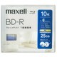 録画用 BD-R 25GB 1-6倍速 インクジェットプリンター対応 ひろびろ美白レーベル 片面1層 10枚 BRV25WPH.10S
