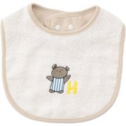 スタイ イニシャル こぐまちゃんえほん 綿100％ 日本製 出産祝い H R-230301