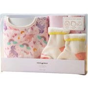 スタイ ハンカチ 靴下 ソックスギフトBOX ユニコーン ダイナソー ベビー ユニコーン R-240906UNI