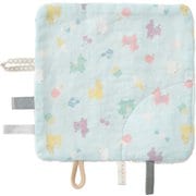 ハンカチ ニギニギ RODY 赤ちゃん 綿100％ 日本製 サックス R-230208