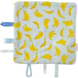 おもちゃ ベビー にぎにぎ ハンカチ くだもの 日本製 知育 バナナ R-230918