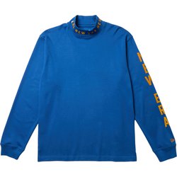 ゴルフウェアメンズ HIGH NECK WARMTEE XLサイズ BLU 14669867