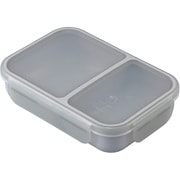汁漏れしにくい弁当箱 抗菌ライスボーイ ライトグレー