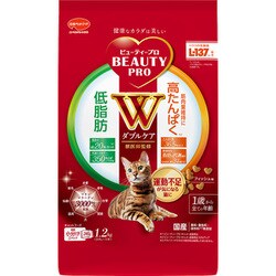 ビューティープロ キャット ダブルケア 低脂肪・高たんぱく 1.2kg [キャットフード 低脂肪 高たんぱく]