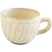 マグカップ 250ml ねじり 藍花 陶器 波佐見焼 アイボリー 11471