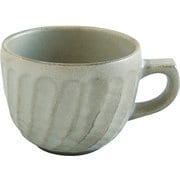 マグカップ 250ml ねじり 藍花 陶器 波佐見焼 よもぎ釉 11473
