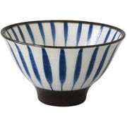 飯碗 11.5cm ぼかし 藍花 陶器 波佐見焼 十草 15151