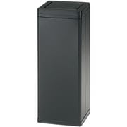 角型ロータリー屑入Bライン 袋止め付 ブラック RSL-204B