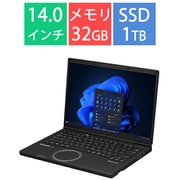 ノートパソコン/Let’s note(レッツノート) FC/14型/Core Ultra 7 255H/メモリ 32GB/SSD 1TB/Windows 11 Pro/Microsoft 365 Basic + Office Home & Business 2024/ブラック CF-FC6BDPCR