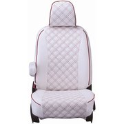 シートカバー 全席セット ビアンテ キルト ホワイト×レッドステッチ 15EZC0736W