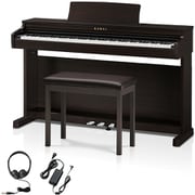 電子ピアノ CXシリーズ 88鍵 ローズウッド調仕上げ 固定椅子 ヘッドフォン付 CX202R