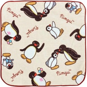 タオル ピングー ミニタオル 25×25cm セピア PO470700