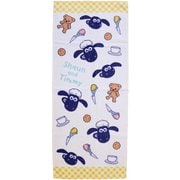フェイスタオル ひつじのショーン ポピーチェック 34×80cm FN451010