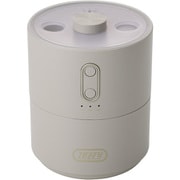 超音波式加湿器 Happy Collection ふわふわリング加湿器 タンク450mL 最大加湿量40mL/h USB給電式 LEDライト搭載 グレージュ HHF3-GE