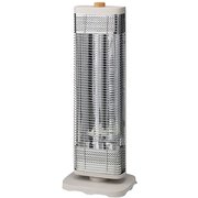 電気ストーブ 自動首振り機能付き 900W/450W カーボンヒーター グレージュ CBT2514GG