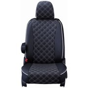 シートカバー 全席セット オデッセイ キルト ブラック×ホワイトステッチ 15EHC0427K