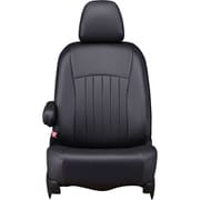 シートカバー 全席セット ノートオーラ ライン ブラック×ブラックステッチ 43ENB5311KK