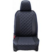 シートカバー 全席セット ラパン キルト ブラック×ブルーステッチ 15ESA0626E