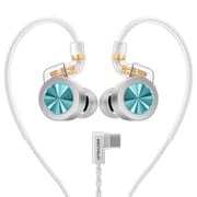 D02 Aqua Type C 11mmダイナミックドライバー搭載 カナル型イヤホン LET019