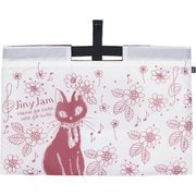 エコバッグ リップエコバッグ ネコ 折りたたみ マチあり ジニージャム A895_JJ