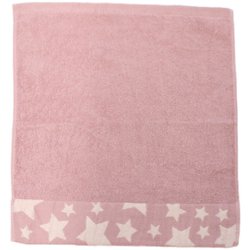 ハンドタオル ナチュラルスター タオル 35×34cm ピンク SSNS-050