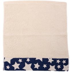 ハンドタオル ナチュラルスター タオル 35×34cm ホワイト SSNS-050