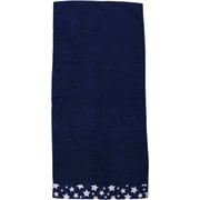 バスタオル ナチュラルスター タオル 120×60cm ネイビー SSNS-200